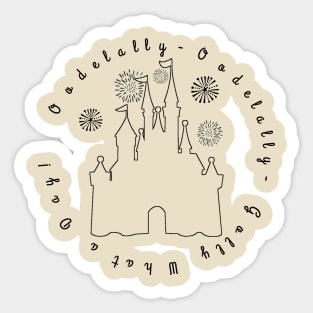 Magic Kingdom - Oodelally Sticker